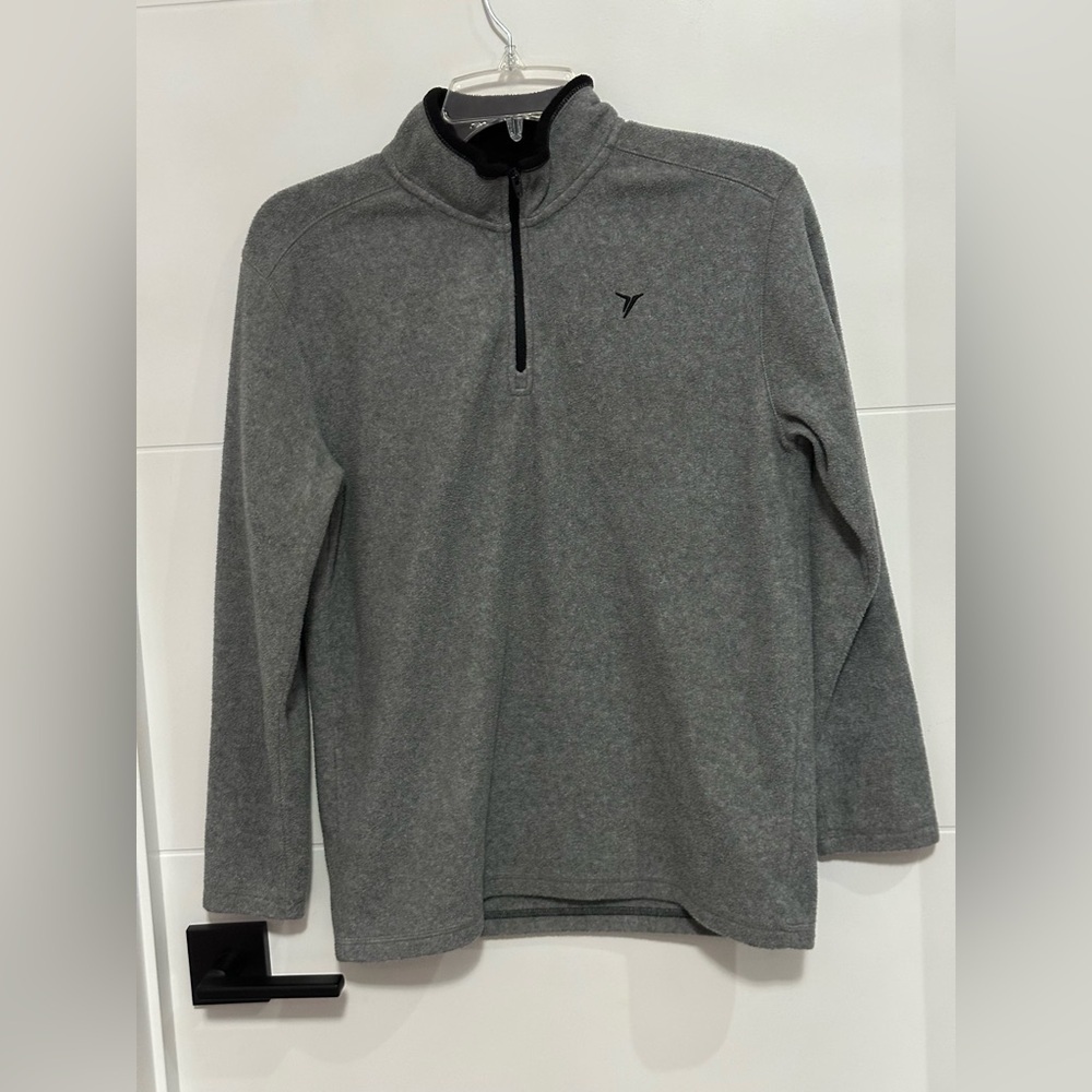 Old Navy: Boys Quarter Zip-Up Long Sleeve Fleece- Size XL